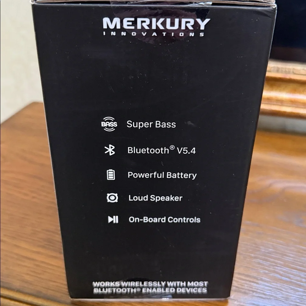 Merkury HiFi Stereo Speaker. ClearSound Transparent. Super Bass. Bluetooth. - Picture 6 of 10